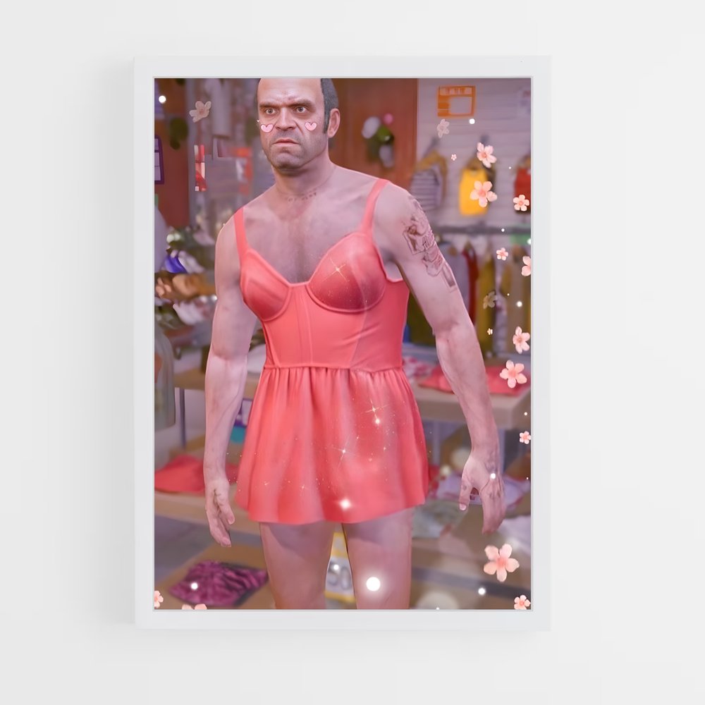 Poster Reflet Étonnant – affiche GTA V (vue 3)